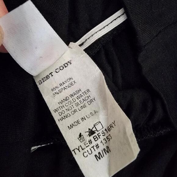 Black Double Split Maxi Skirt, Women's M - Picture 4 of 8